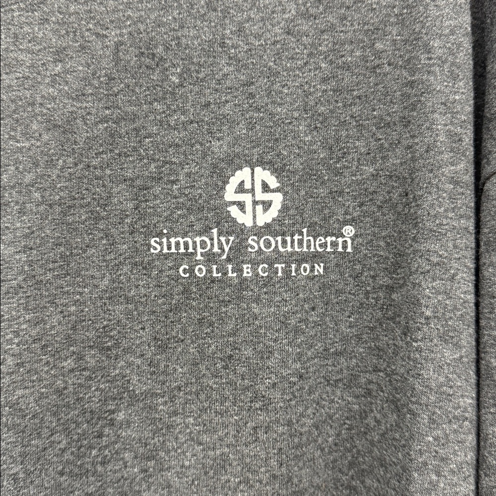 Simply Southern Men's Charcoal Long Sleeve Tee North Carolina Sz Large! - Picture 3 of 5